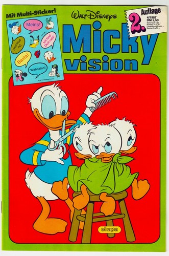 Micky vision ehapa 4 1987 - vision, 4/1987