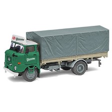 Busch 95309 - 1/87 ESPEWE: IFA W50 L Sp (Speditionspritsche), Wernesgrüner - Neu