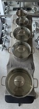 *** Fissler Topfset 18-10 Edelstahl 5 Töpfe 4 Deckel Ceran Gas Elektro ***
