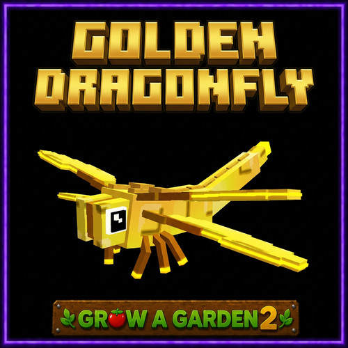 Golden dragonfly grow - 🔥,