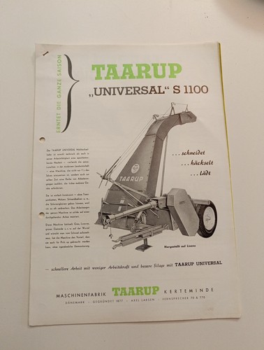 Original prospekt taarup - original,