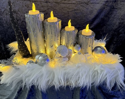 Adventskranz weihnachten - adventskranz,