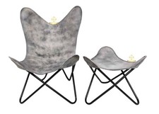Leder schmetterling lounge - leder,