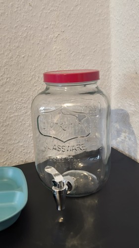 Getränkespender aus glas - aus, mit