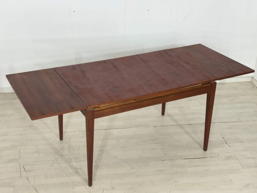 60er jahre teak esstisch - esstisch, holz