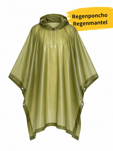 Regenmantel poncho neue - regenmantel,
