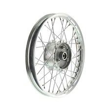 Speichenrad 1,50 x 16 Zoll - Alufelge poliert, Chromspeichen, Radnabe abgedreht