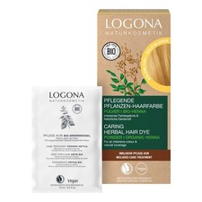 Pflegende Pflanzen-Haarfarbe