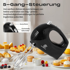 SUPERLEX Elektrischer Handmixer Whisk Handmixer Küche Eier Schläger Creme Kuchen
