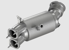 HJS Edelstahl Downpipe mit Kat