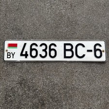 Original Nummernschild Kennzeichen Belarus 🇧🇾 Weißrussland Mogilew 