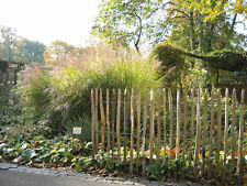 Staketenzaun französische Kastanie 10m Höhe 100 cm Lattenabstand 4-6 cm Rollzaun