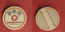 Bärenbräu-Herborner Bier roter Kreis Brauerei Bierdeckel Bier
