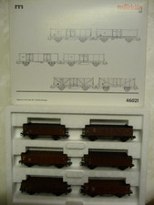 Märklin 46021 Güterwagenset "junge DB" 6 Wagen Epoche III, neuwertig, ungenutzt.