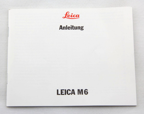 Original leica anleitung - leica,