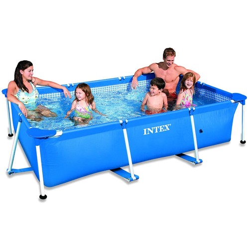 Intex family swimming pool - family,