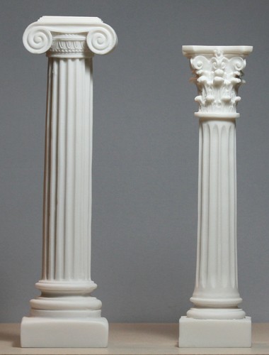 Set griechische säulen - griechische,