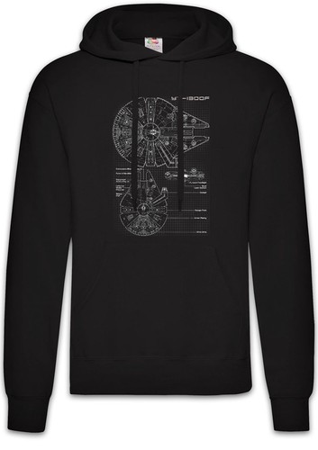 Falcon blueprint herren - falcon, hoodie