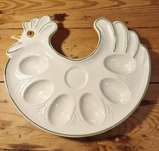 Keramik Eier Teller Platte