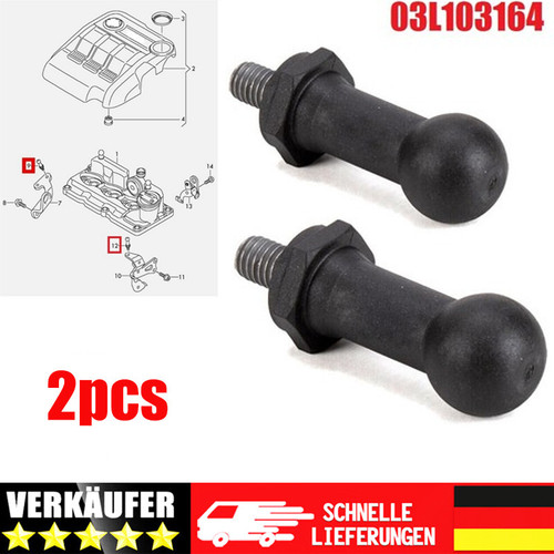 Kugelkopf befestigung - 2x,