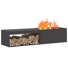 Große feuerstelle mit - große,