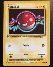 ### Pokemon Sammelkarte Voltobal 67/102 - 1.Edition BRANDNEU ###