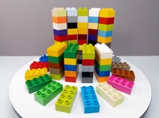 LEGO Duplo Grundbausteine 70x 2x2 2x4 Bulk Lot Bunt Steine 3011 3437 Basics TOP