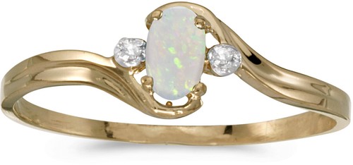 Ring karat gelbgold ovaler - ring,