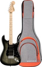 Fender Squier Affinity Stratocaster Black Burst HSS E-Gitarre Gigbag Set Tasche