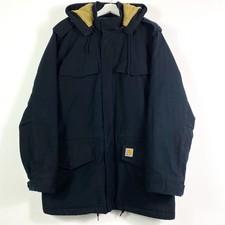 Carhartt Parka Mantel Winterjacke Wintermantel Herren Gr.XL Blau Hickman