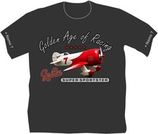 Gee Bee Model R-2 Golden Age of Racing  Airplane Aircraft T Shirt Flugsport 56
