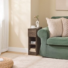 B-waren Nachttisch mit Schublade Sofatisch schmal Beistelltisch FBT111-SN-bwaren