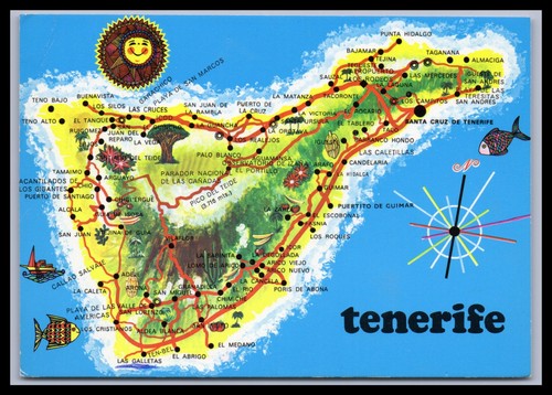 Ansichtskarte teneriffa - ansichtskarte,