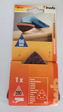 KWB QUICK-STICK Schleifvlies 96 mm, K 280 Schleif- Dreieck Deltaschleifer 492928