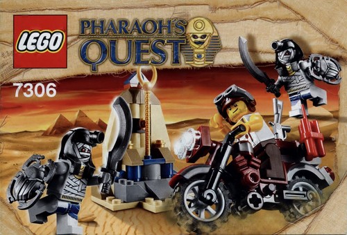 Lego pharaoh quest 7306 - pharaoh´s, #