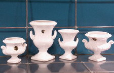 4 Original antik gemarkt Pokal