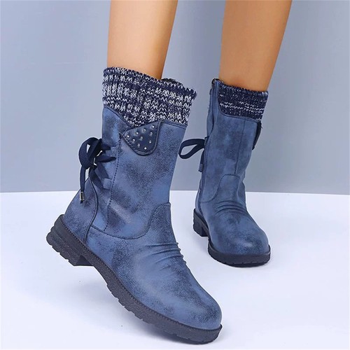 Damen schlupfstiefel optik - schlupfstiefel, pu-optik