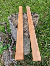 2 x Buchenplatte 865mm x 60mm x 25mm Buche Leimholz Platte massiv TOP gebr.