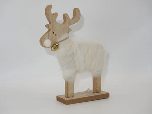 Weihnachtsdeko raya elch figur - elch,
