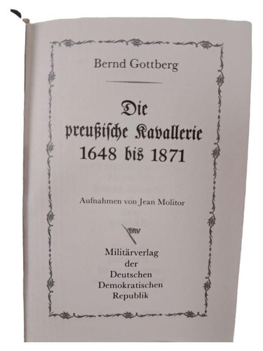 Die preußische kavallerie - die,