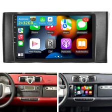 2+32G Für Smart Fortwo 451 2011-2015 Android 13 Autoradio GPS Navi Apple Carplay