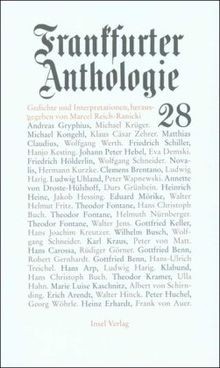 Frankfurter anthologie - frankfurter,