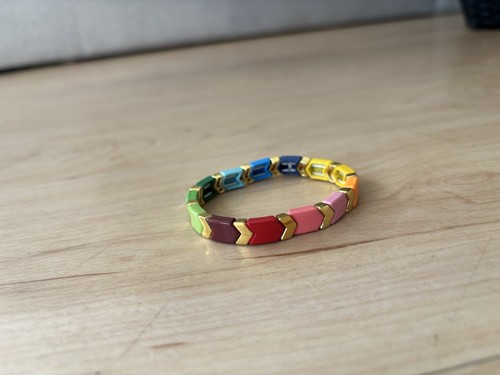 Armband bunt boho festival - bunt, neu