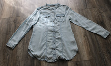 lange Jeansbluse/-hemd für Damen, leichter Stoff, Gr. 36, Blind Date