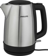 Philips Daily Collection Metall Wasserkocher – 1,7L, Leuchtanzeige, 360°-Basis