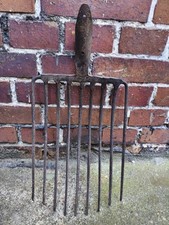 alter Schober Schippe Schaufel 9 Zinken Heugabel Mistgabel Gabel Steingabel Kohl