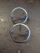 Chrom-Tachoring / Instrumentenring Ø 63,5 mm - Kawasaki / Vintage /Tacho-Bezel