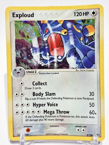 Pokemon karte exploud - pokemon,