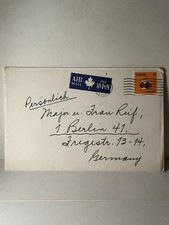 1972 Kanada Luftpost Brief