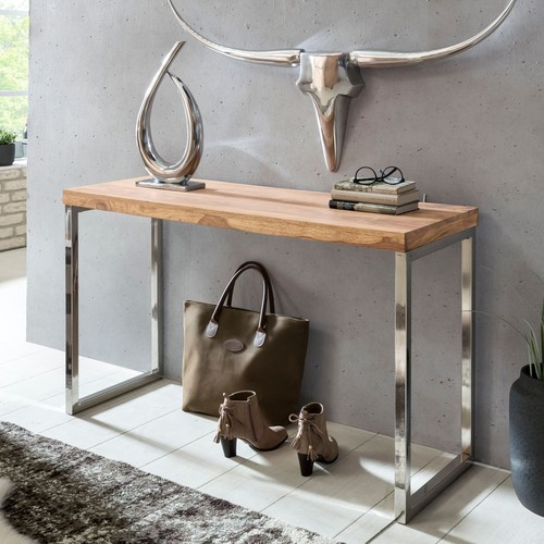 Konsolentisch holz massiv - konsolentisch,